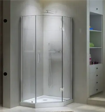 SE-FLNEO37.5CH1-Frameless Neo Angle Shower Enclosures