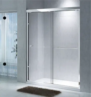 EU-8BP6072CH1-Semi-frameless Bypass Sliding Bathtub Shower Doors