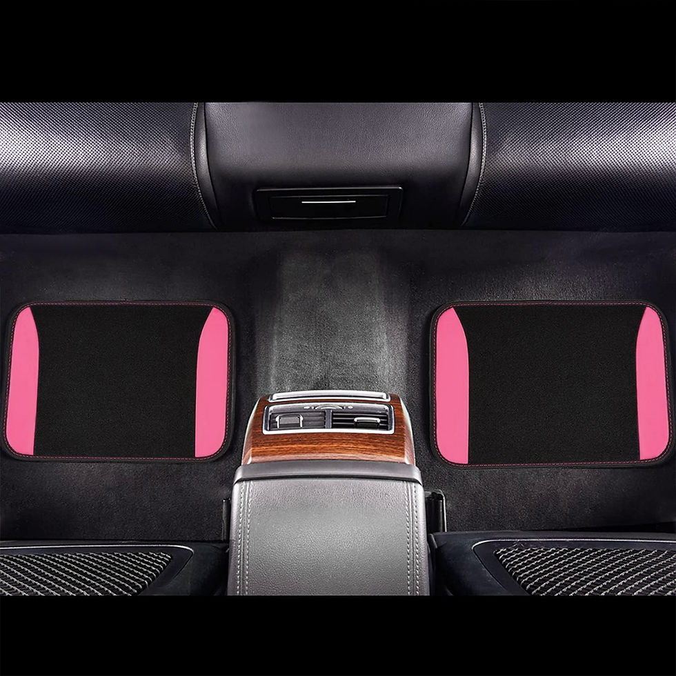 Thumbnail: Flying Banner car seat Covers Combo Pack Set Universal Pink Black