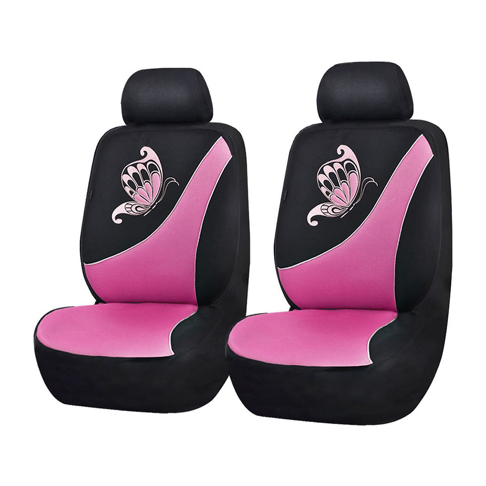 Thumbnail: Fashion lady embroidery car seat covers front pair