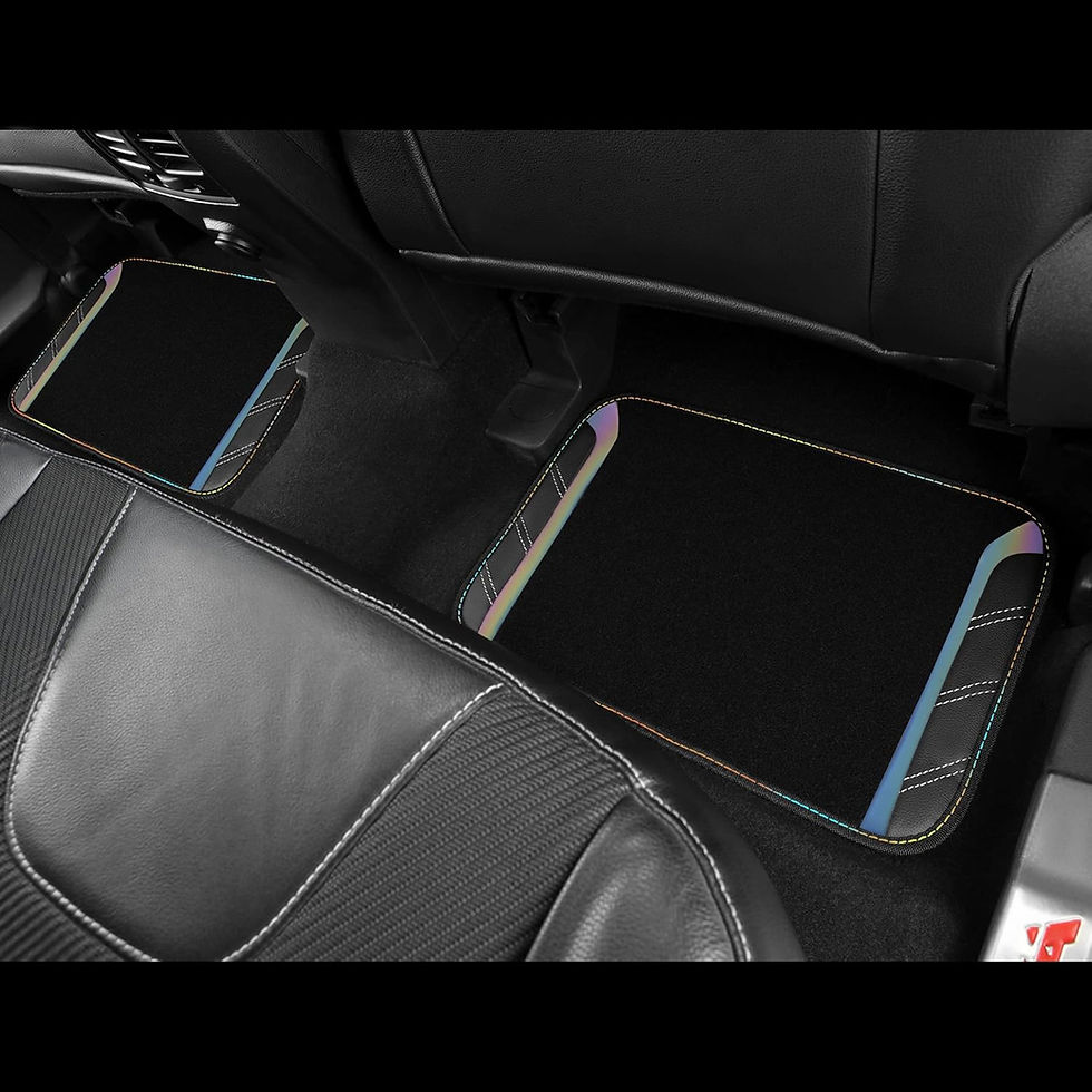 Thumbnail: Flying Banner car Steering Wheel Cover combo floor mats Reflective Multi color
