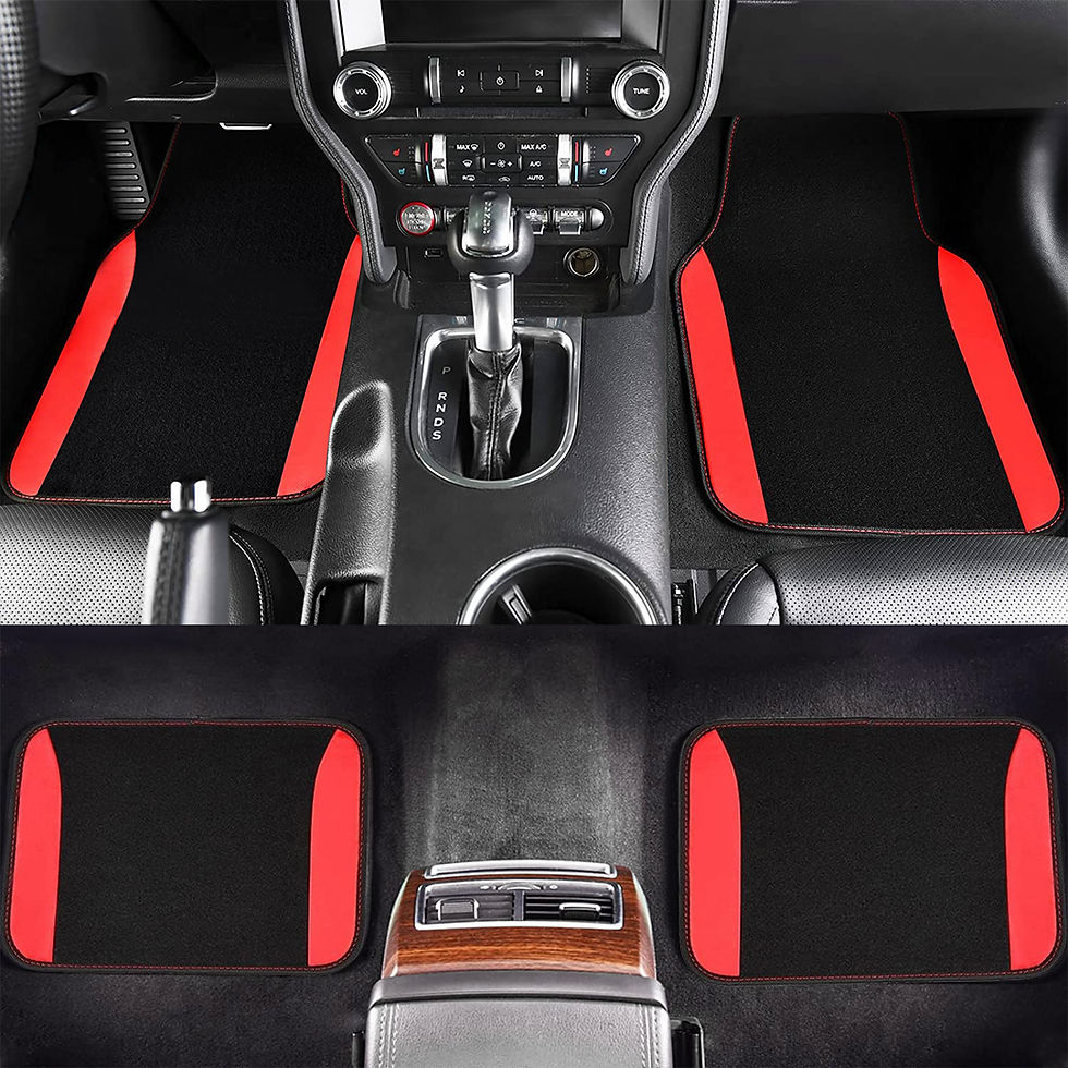 Thumbnail: Flying Banner car seat Covers Combo Pack Set Universal Red Black