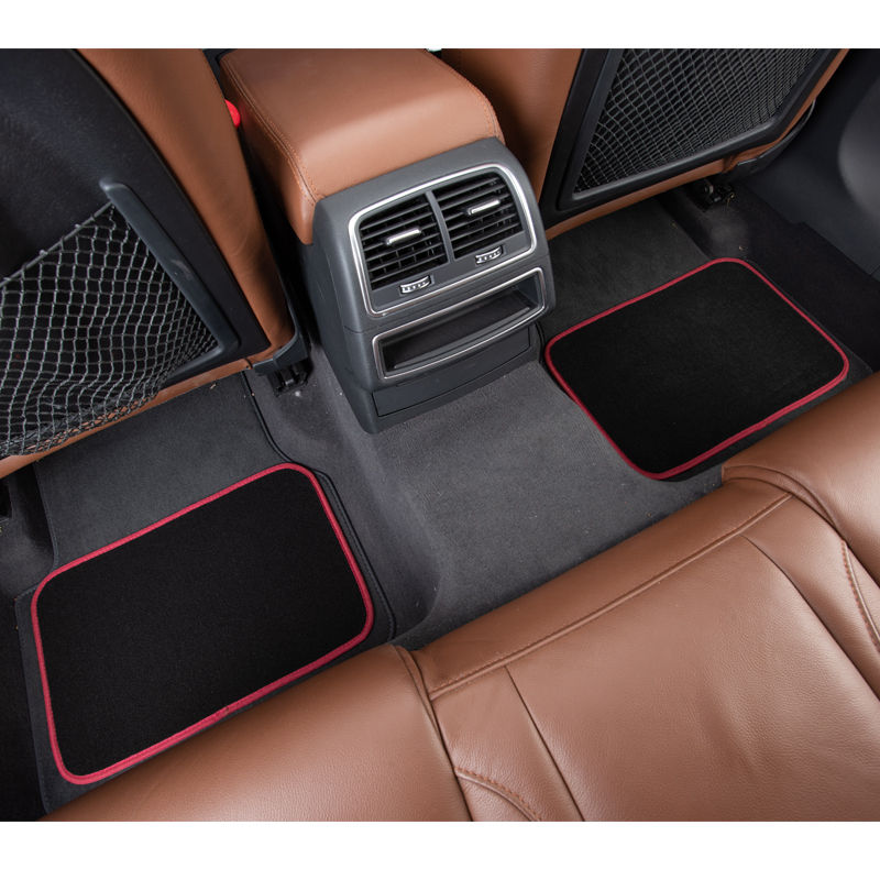 Thumbnail: Flying banner butterfly car floor mats universal fit burgundy