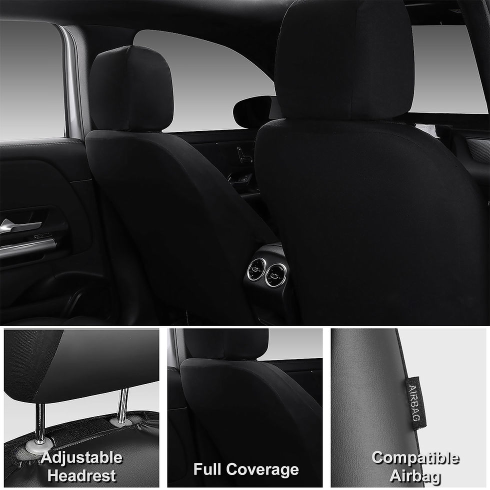 Thumbnail: CAR GRAND Shining Glitter Napa Leather Car Seat Covers Front Pair Non Slip Unive