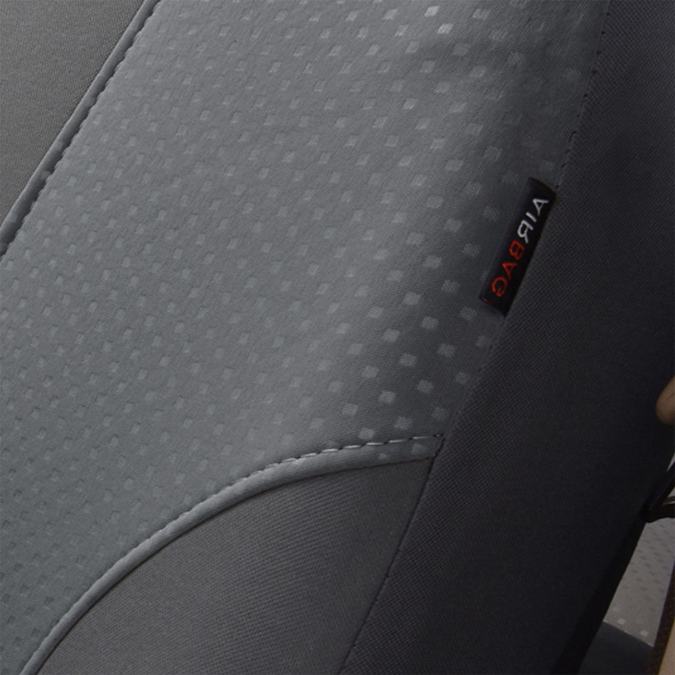 Thumbnail: Flying Banner Fabric car seat Covers full Set Gray & Gray