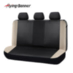 Flying banner neoprene bench seat covers universal fit beige black