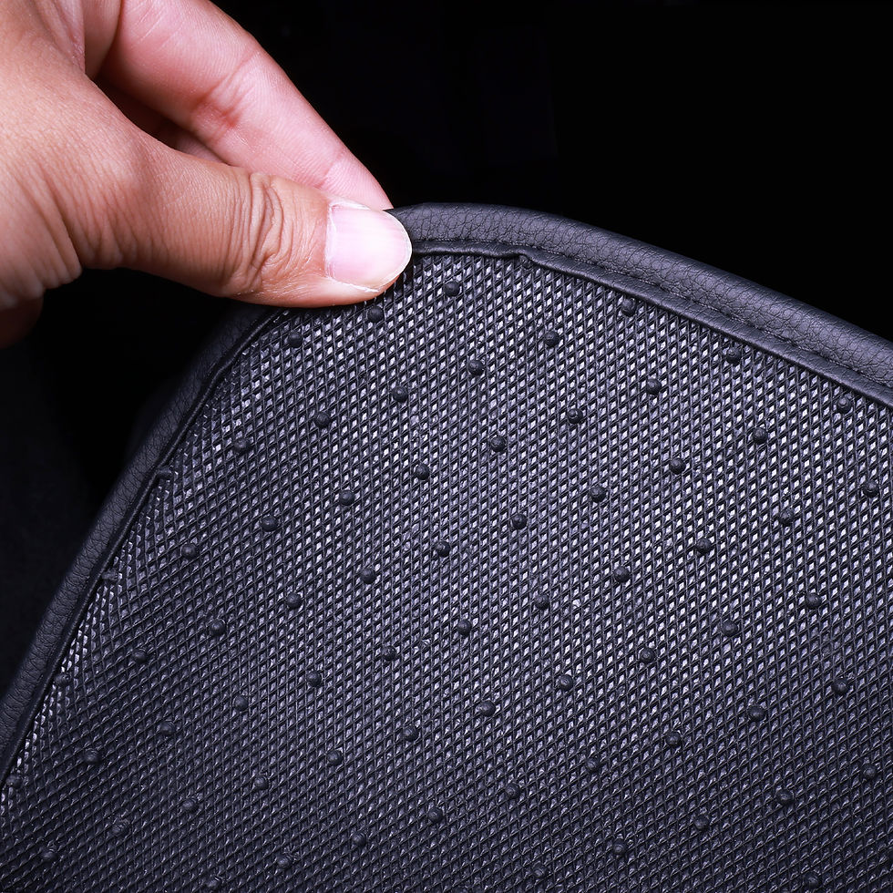 Thumbnail: CAR GRAND Premium Carpet Car Mats Front Rear Non-slip Car Floor Mats Blue