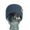 Thumbnail: Petrol blue beanie with faux label
