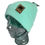 Thumbnail: Mint green beanie with faux label