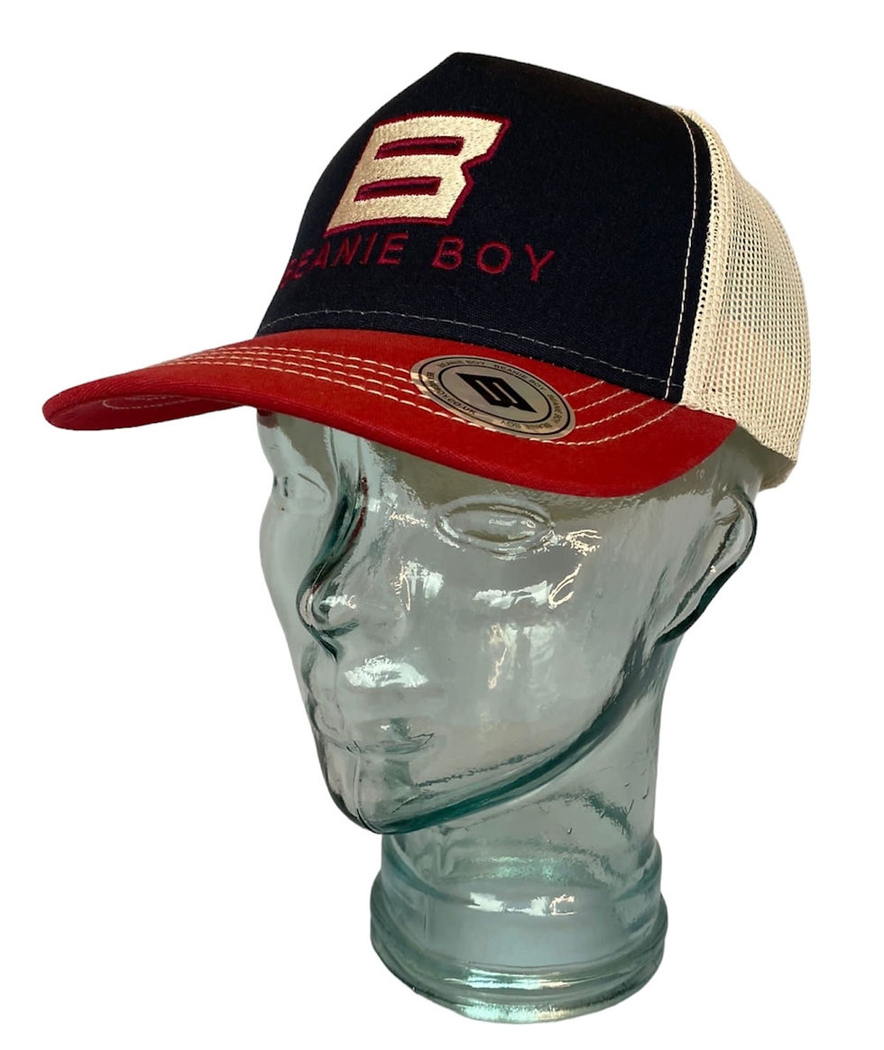 Trucker Cap Navy/Burgundy/Beige