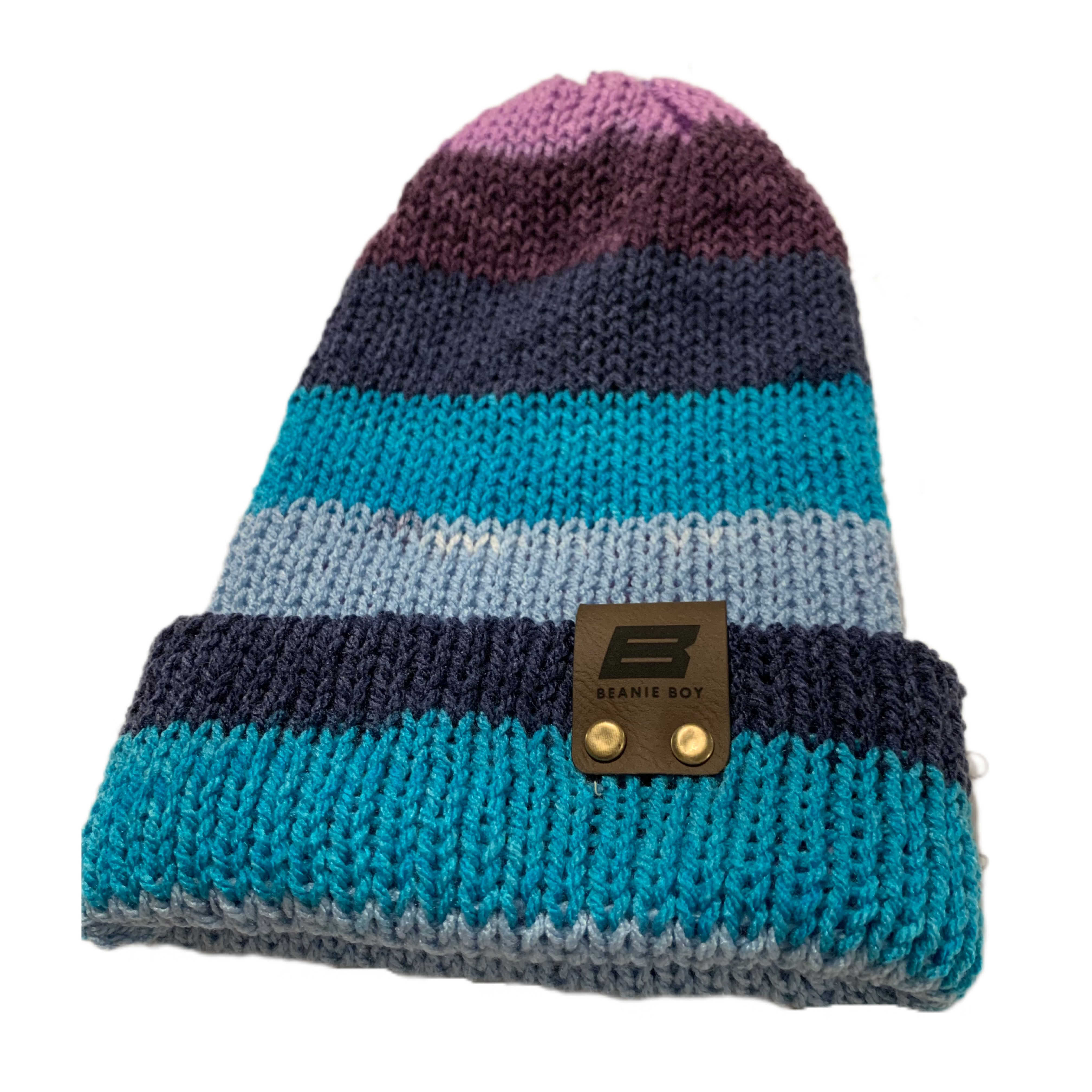 Striped Knitted Beanie