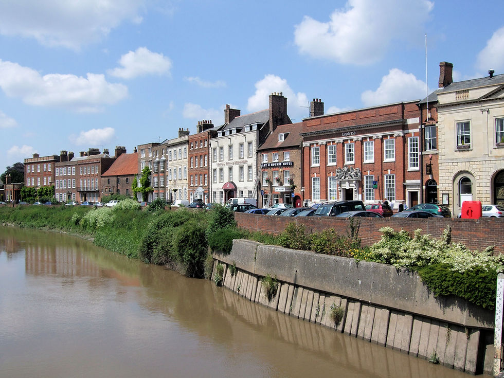 Pevsner Architectural Guides described the North Brink in Wisbech as 'one of the most perfect Georgian Streets of England'. Unsurprisingly, this elegant streetscape has already featured in several period films and TV dramas