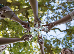 Wedding
Hen party sparkling wine toast