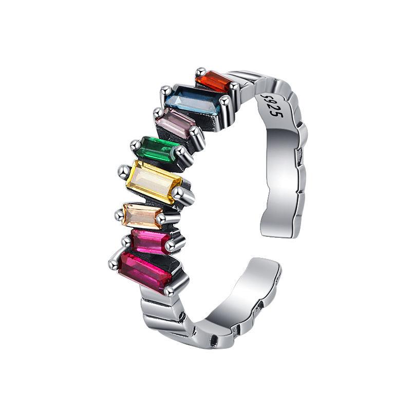 Silver Colorful Ring