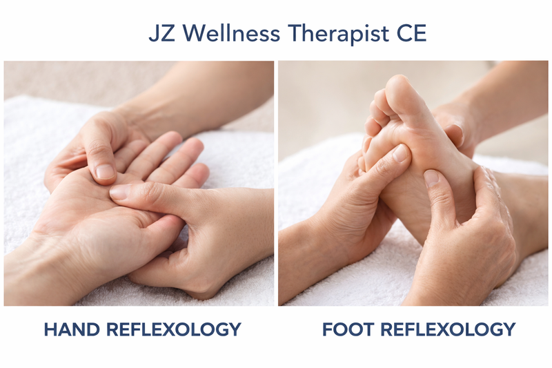 Hand & foot reflexology massage CE training for licensed massage therapists