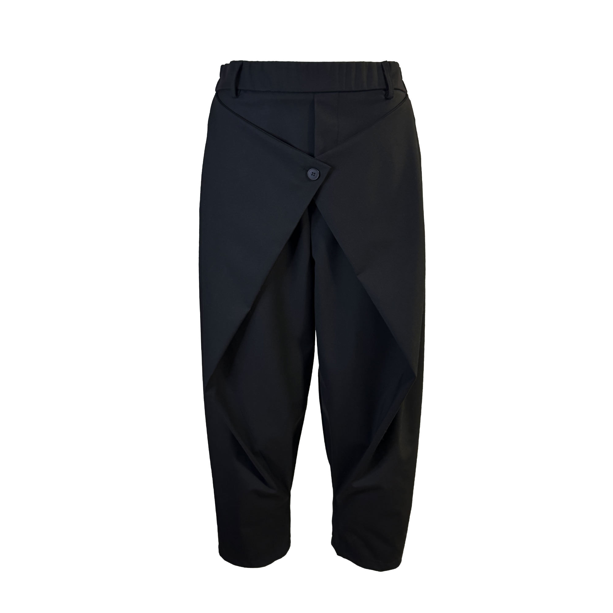 Asymmetrische Hose schwarze