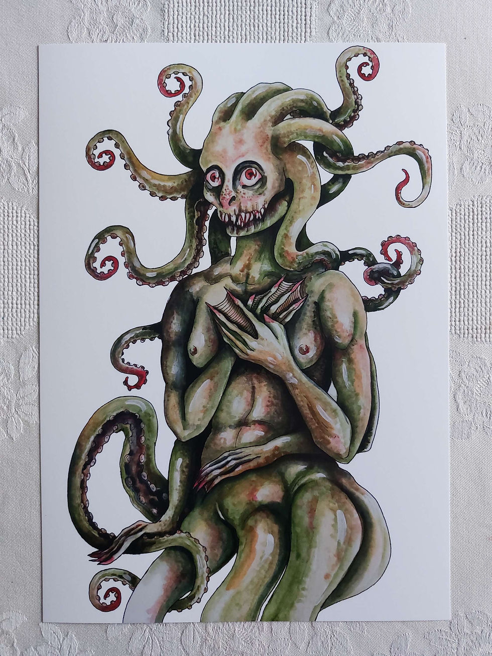 Miniaturbild: Kunstdrucke "Deep Ones" DIN A4