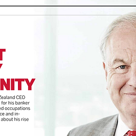 It was by chance that Westpac New Zealand CEO David McLean found himself filling in for his banker colleague, only to find he had changed occupations altogether. 