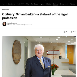 Obituary: Sir Ian Barker KC, one of New Zealand’s most respected judges and legal innovators, has died aged 88. 