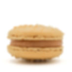 salted caramel macaron