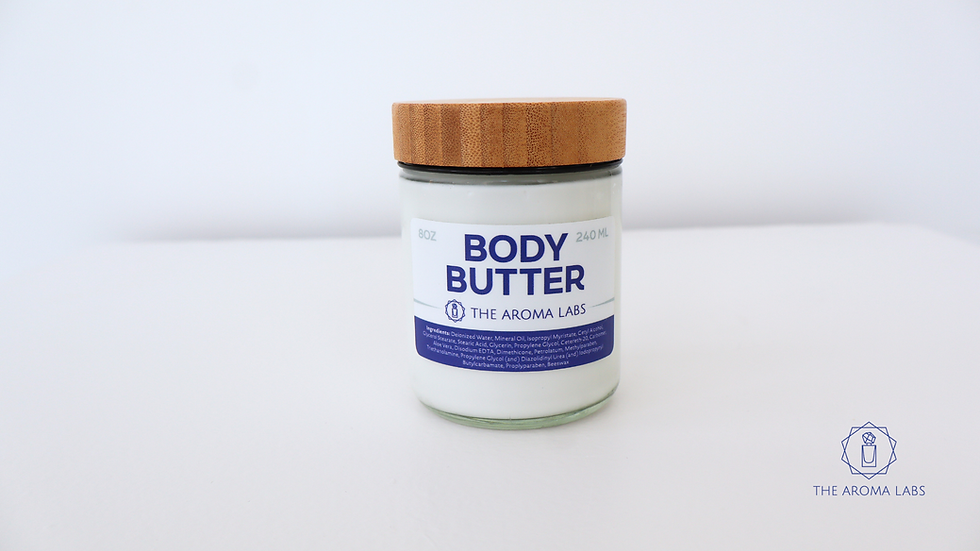 Custom scent body butter