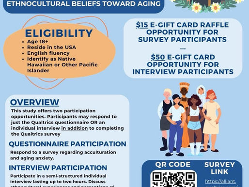 Seeking P.I. Adults for Research Study