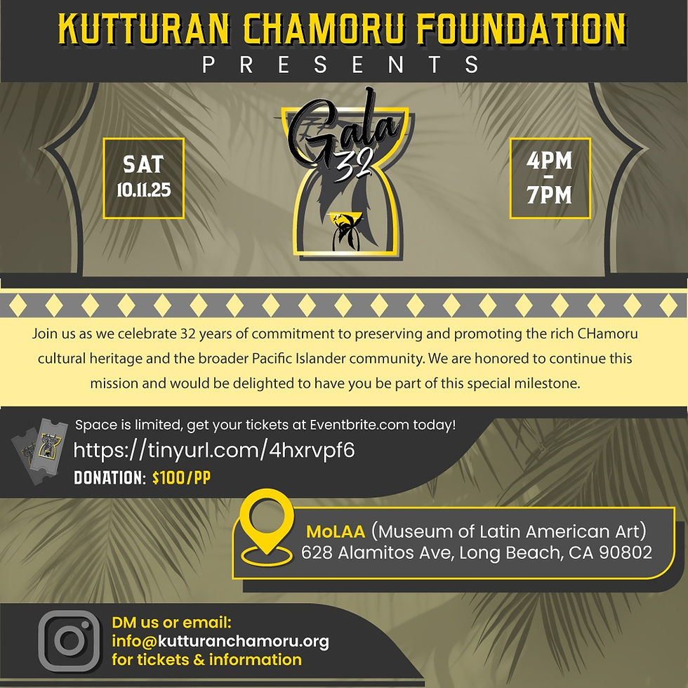 Kutturan Chamoru Foundation Event