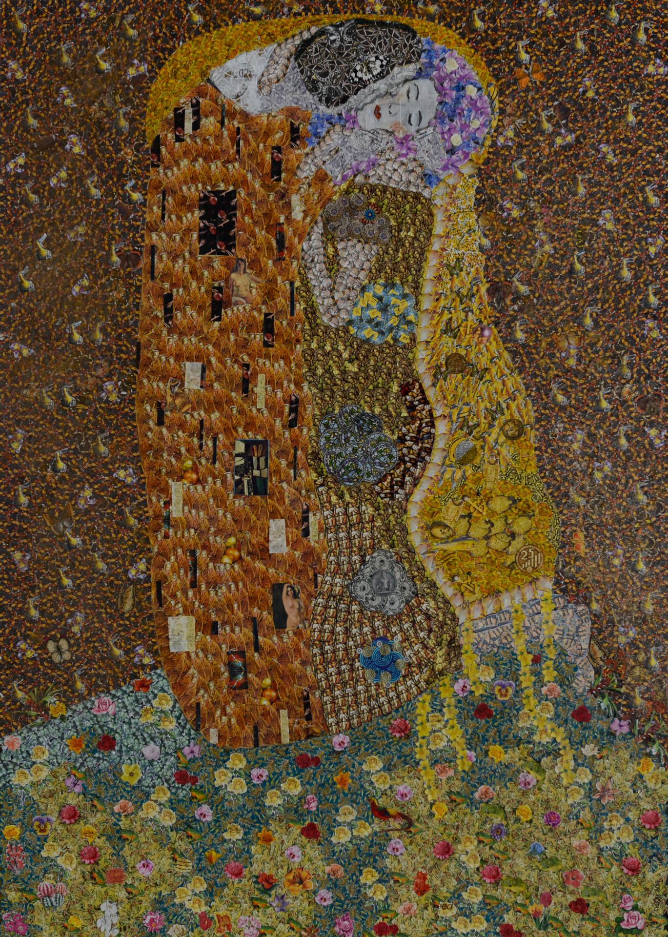The Kiss (after Klimt)