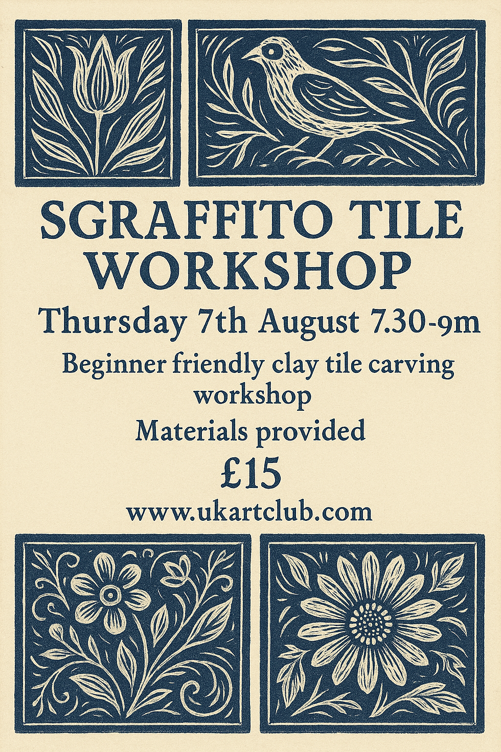 Sgraffito Tile Workshop