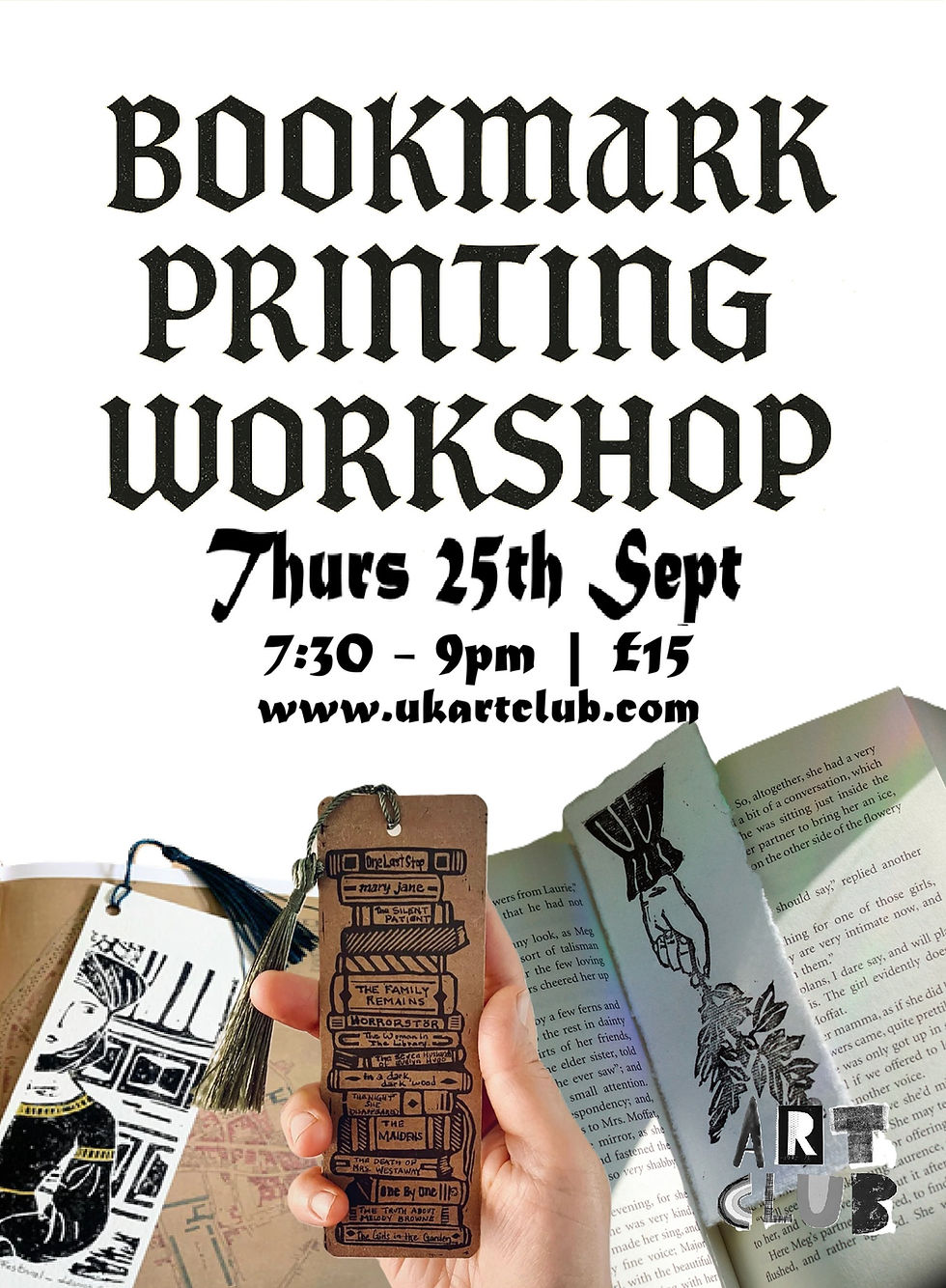 Bookmark Printing Workshop