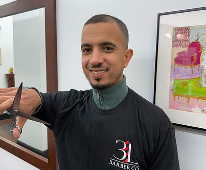 Gino a Master Barber and Hair Stylist who is also the barbershop owner is highly experienced in skin fades, long length haircuts,beard trims, straight razor shaves, lineups and haircolor services.