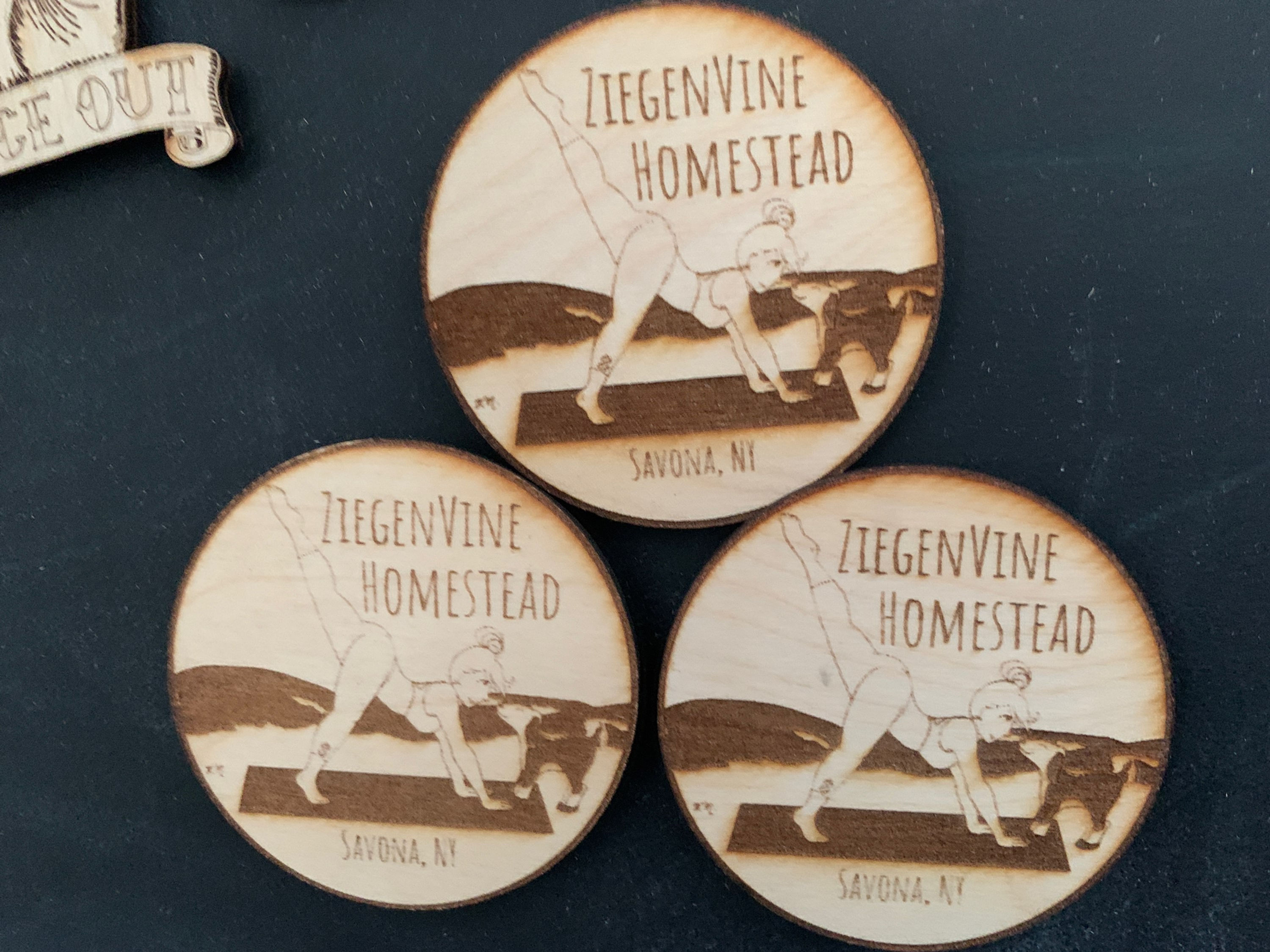 Goat Yoga Downward Dog Magnet