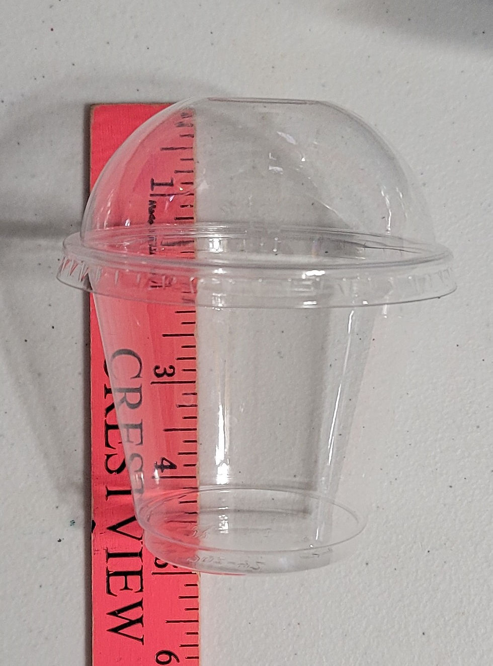 Thumbnail: 3.5" x 3" 9 oz  Dome: Mini-Terrarium/Leaf Set-Clear - 10 ct