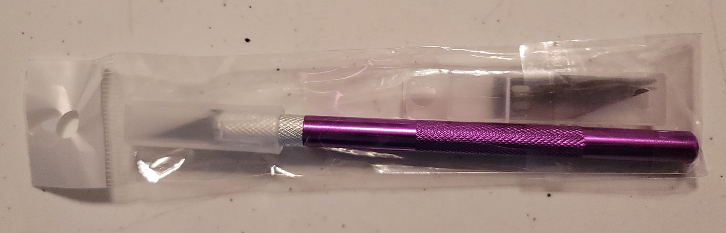 Exacto Knife - Purple + 5 Blades