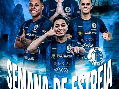 TAUBATÉ FUTSAL EM QUADRA HOJE