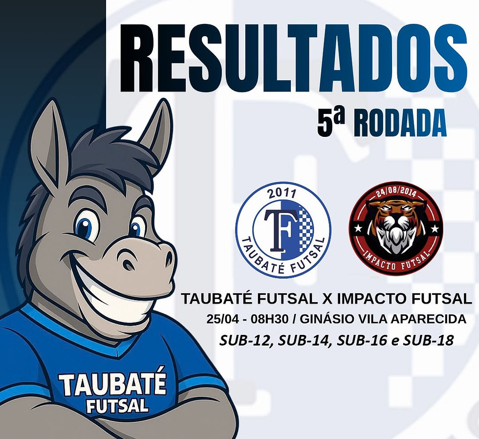 Base Taubaté Futsal com vitórias expressivas