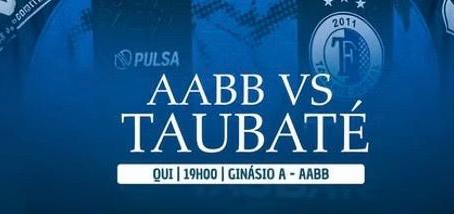 Taubaté Futsal visita AABB