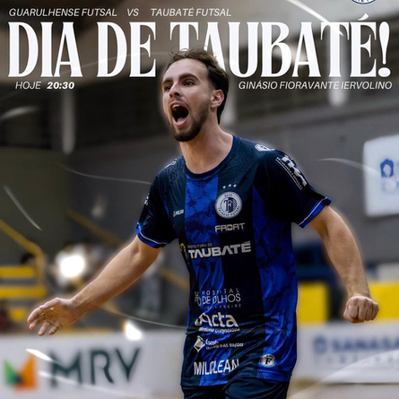 Taubaté Futsal hoje em Guarulhos
