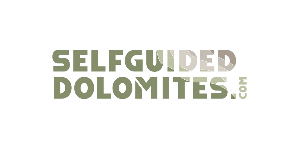 SelfGuidedDolomites.com logo – self guided hiking Dolomites