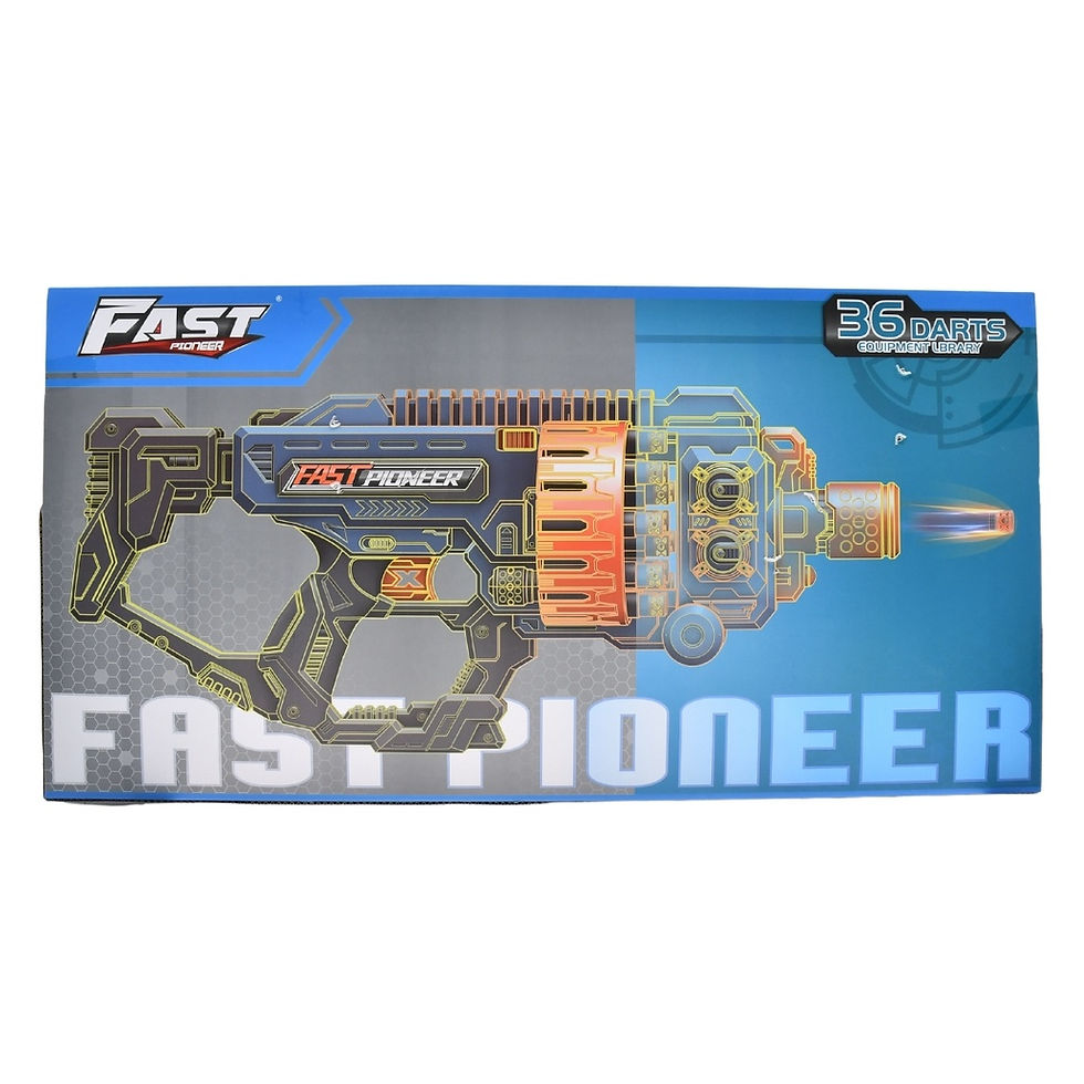 Thumbnail: Fast Pioneer Electric Drum Load Soft Bullet Toy Gun
