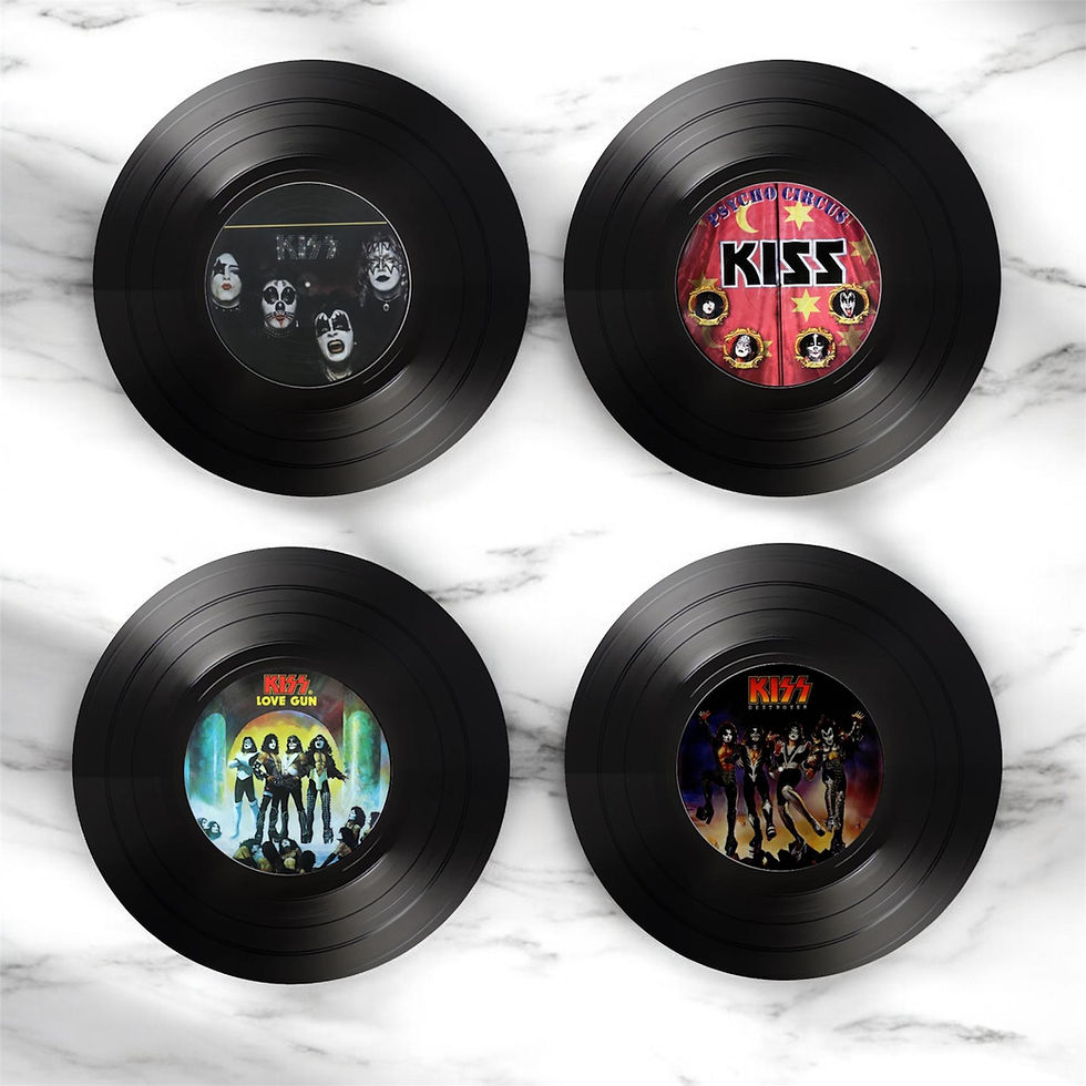 kiss coasters