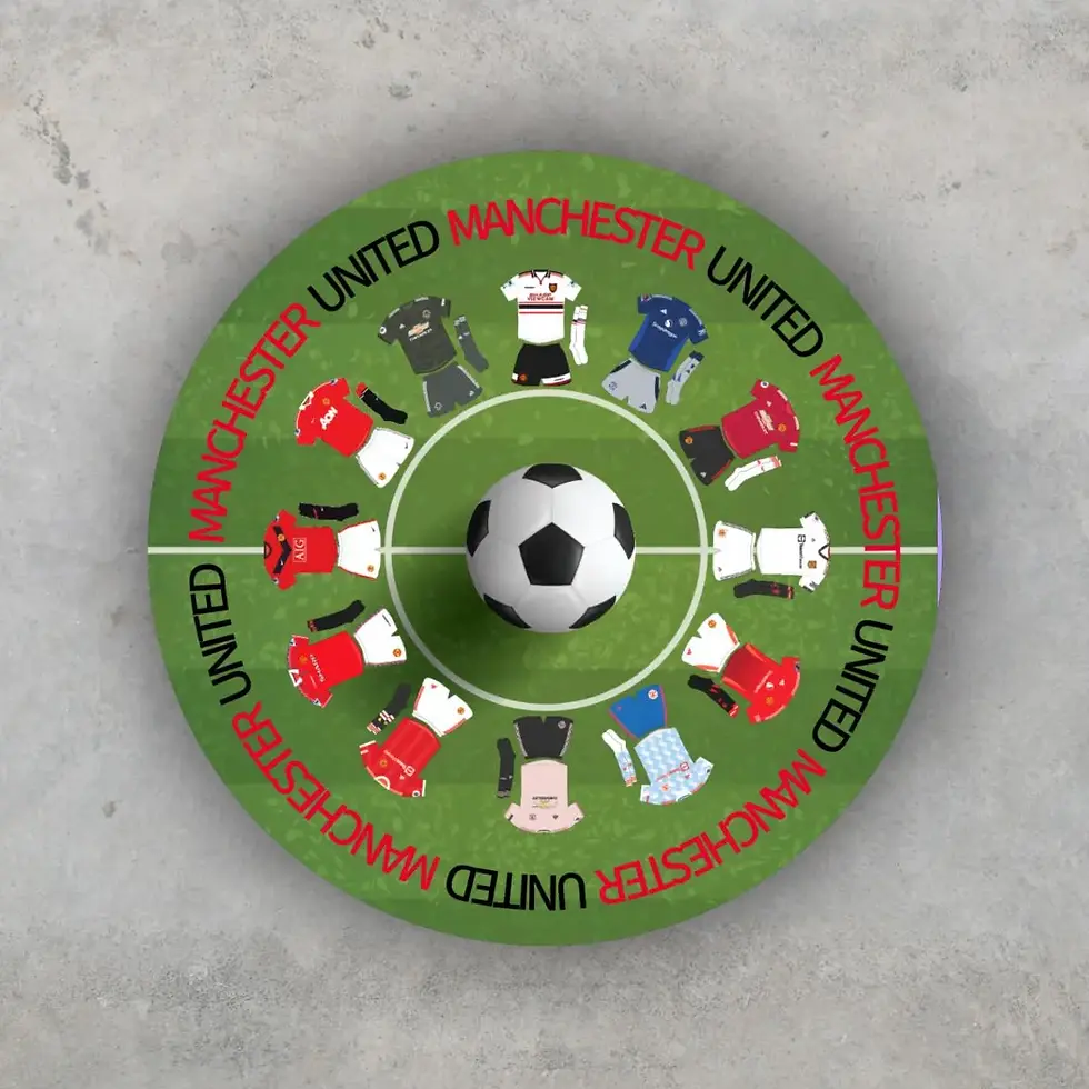 Thumbnail: Football Shirt Coaster | Round football coasters | Team Coaster,