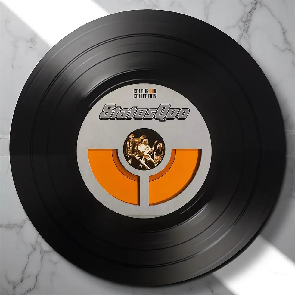 Thumbnail: Set of 4 Status Quo Round Record Coasters