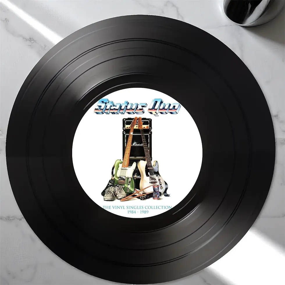Thumbnail: Set of 4 Status Quo Round Record Coasters