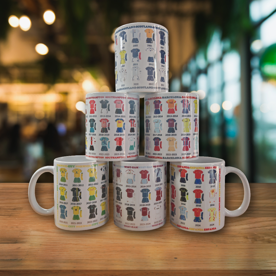 football shirt mugs