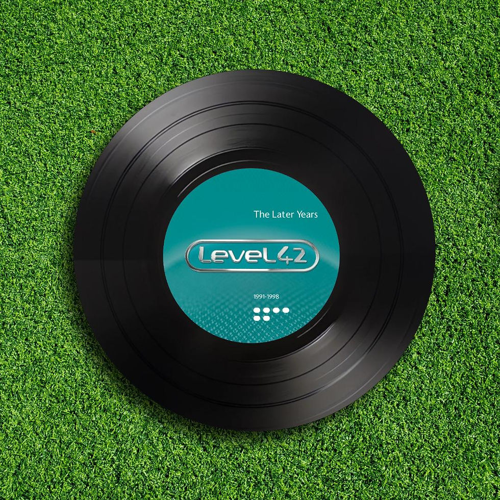 Set of 4 Level 42 l Round Record Coasters, Unique Coasters, Music Memorabilia, Music Fan Gift, Record Coasters, music gift