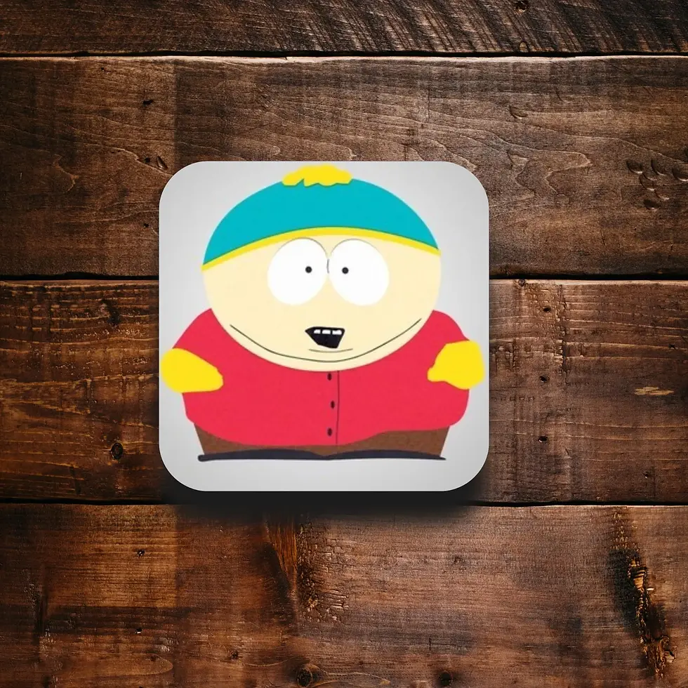 Thumbnail: 4 South Park Coasters, Vintage Animation|beautiful coasters | gifts for him