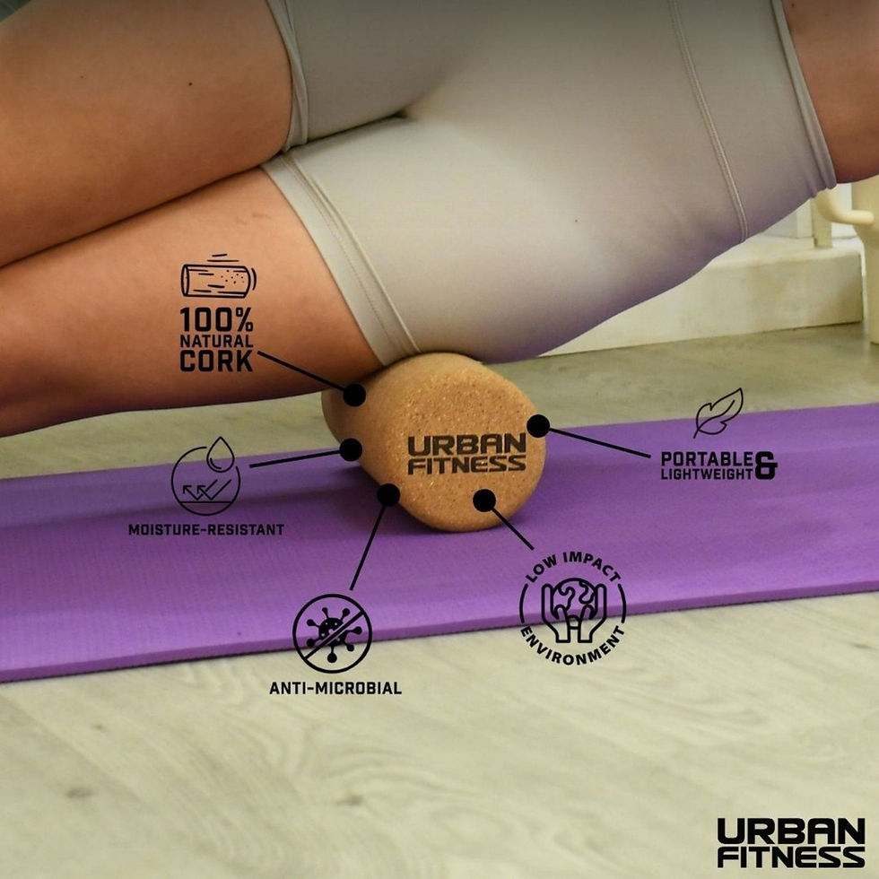 Thumbnail: Urban Fitness Cork Yoga Roller