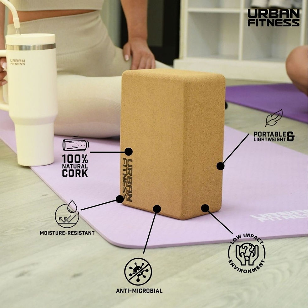 Thumbnail: Urban Fitness Cork Yoga Brick