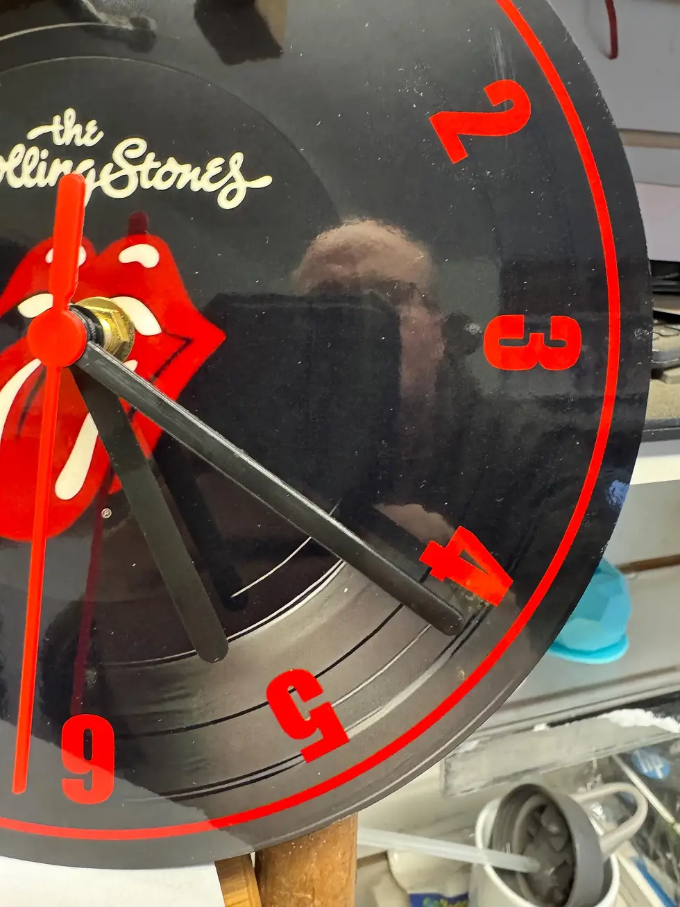 Thumbnail: rolling stones wall clock